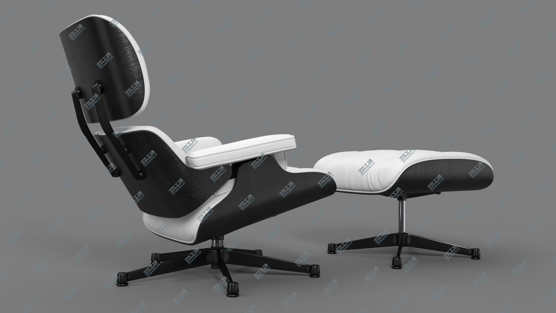 images/goods_img/202105072/Eames Vitra Lounge Chair 1956 BW 3D model/2.jpg